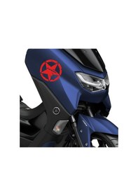 Resim Deeb Army Yamaha Nmax Yıldız Sticker Etiket Mat Kırmızı 2 Adet 