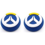 Resim Dobe Overwatch PS5/PS4/PS3/Xbox One/One X/One S/Series X/Series S 3D Analog silikon Koruyucu -4 Adet 