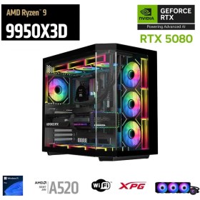Resim Eternal Power Ryzen 9 9950X3D 32G Ddr5 2tb M.2 Rtx 5080 X870 Wıfı 1000W 360M 