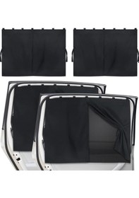 Resim Dashanshop Siyah-2li Manyetik Araç Perdesi Tam Veya Yarım Yan Cam Kaplama 