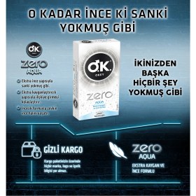 Resim Okey Zero Aqua 10'lu 