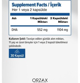 Resim Ocean Dha Bitkisel Omega 3 30 Kapsül X 2 Adet 