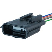 Resim Gaz Kelebek Soketi Dişi 6 Pin 