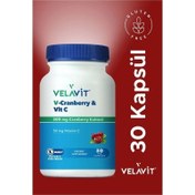 Resim Velavit Turna Yemişi ve C Vitamini İçeren Takviye Edici Gıda 30 Kapsül 