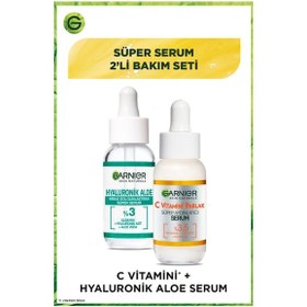Resim Garnier C Vitamini Parlak Süper Aydınlatıcı Serum + Hyaluronik Aloe 30 ML 