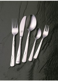 Resim Julıa Parlak Solingen 96 Parça Kutulu Çatal Kaşık Bıçak Seti Gümüş 