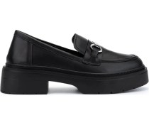 Resim Tamer Tanca Kadın Hakiki Deri Siyah Loafer Ayakkabı 817 9877 Bn Ayk Sk25-26 Sıyah Dr Siyah 