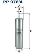 Resim FILTRON PP976/4 Yakit Filtresi (BMW N 47 F-20/30 B-37) PP9764 (WA926798) 