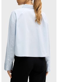 Resim Calvin Klein Bayan Gömlek Lv047c141g 24q Açık Mavi Açık Mavi 