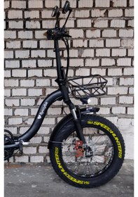 Resim Elektrikli Bisiklet Speedhunters Lastik Yazısı Lastik Stiker Sarı 