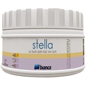 Resim Bianca Stella Su Bazlı Sıvı Cam Ipek Mat 0.25 Kg 