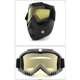 Resim Jet Kask Maskesi Sarı 