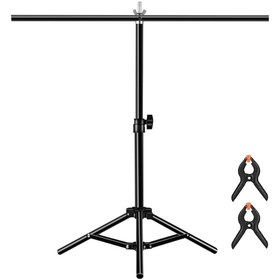 Resim 67cm T-Shape Fotoğraf Stüdyosu Arka Plan Desteği Standı 