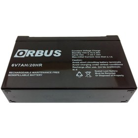 Resim ORBUS Akü 6v 7ah Orbüs ( 150 X 30 X 95 Mm ) 