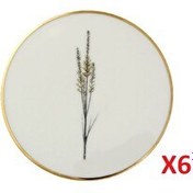 Resim Porland Botanical Desen 10 CM 6'lı Bardak Altlığı 04ALM006631 