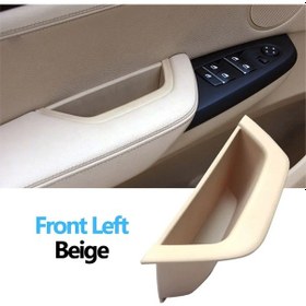 Resim Lhd Bej-sol Sağ Sürücü Kapısı Plastik Çekme Kolu Kol Dayama Paneli Kapak Trim Bmw X3 