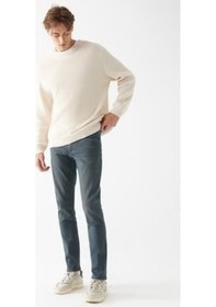 Resim Mavi - Marcus Mavi Premium Zımparalı Mavi Jean Pantolon 003513479 Çok Renkli 