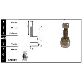 Resim ECOFIX KRL1432ECF Aks Kafası FiestaFusion 01- Benzinli 
