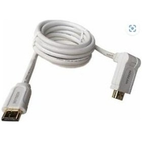 Resim Hytech Hy-w245 Siyah 2 Mt Altın Uçlu Hdmı Kablo L Giriş 