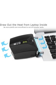 Resim Alsamkapsam Notebook Soğutucu Dijital Göstergeli lVakumlu Fan Hız Ayarlı Yeni Nesil Iets 