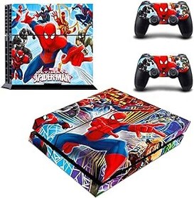 Resim Vanknight PS4 Slim Skins PS4 Controller Skins Super Hero Playstation 4 Slim Vinil Çıkartma Wrap Çıkartma Playstation için 