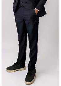 Resim Riccotarz Blazer Ceketli Cepken Yelekli Erkek Çocuk Takım Elbise Siyah 