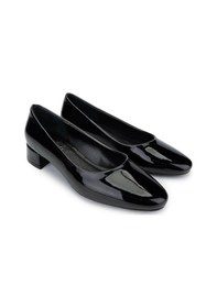 Resim Tamer Tanca Kadın Vegan Siyah Rugan Topuklu Ayakkabı 1073 118 Bn Ayk Sk24-25 Sıyah Rgn Siyah 