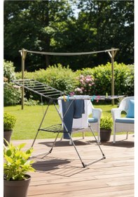 Resim Happy Home Alüminyum Paslanmaz Kurutmalık 155 Cm gri 