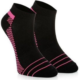 Resim Kare Desenli Kadın Patik Çorap 6 Çift 