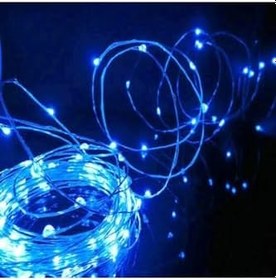 Resim Kuzey 10 METRE SU GEÇİRMEZ PARLAK CANLI MAVİ IŞIK MİCRO DÖKME LED ULTRA MAVİ PİLLİ LED IŞIK SABİT YANAR MAVİ 