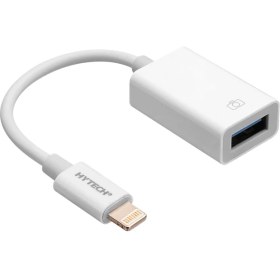 Resim Hytech HY-XO48 Beyaz USB F To Lightning 10CM Kablolu Otg Çevirici 