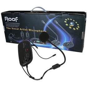 Resim Roof R-8 UHV B-C Bandı Headset Mikrofon Kulak Tipi Mikrofon 