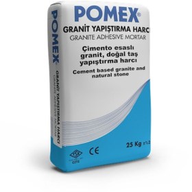 Resim POMEX Granit Yapıştırma Harcı Gri 25KG 