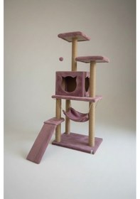 Resim Nursoft Kedi Tırmalama Platformlu 135 CM 