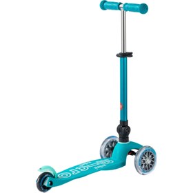 Resim Micro Mini Deluxe 3 Tekerlekli Foldable Scooter Aqua - Turkuaz / 2-5 Yaş 