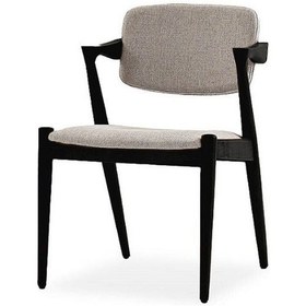 Resim Giza Ahşap Bohem Sandalye Siyah - Beyaz 