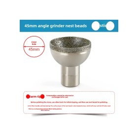 Resim Skycity 45mm El Fırçası Yuvarlayıcı, Elmas Kaplama, Taş-şeffaf Taş Oymak Ve Parlatma Aleti, Chuanxing Marka, Kaliteli Malzeme İle Üretildi 