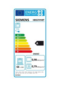 Resim Siemens HB557JYH0T 66 LT Ankastre Fırın Gri 