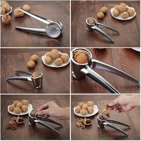 Resim Storemax Profesyonel Ceviz Kıracağı, 18 cm Paslanmaz Çelik, Ergonomik Saplı, Yaylı Mekanizmalı, Ceviz ve Fındık Kıracağı 