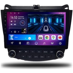 Resim Caros Honda Accord 2003-2008 Uyumlu Android Multimedya 4gb Ram 32gb Hafıza 10" 