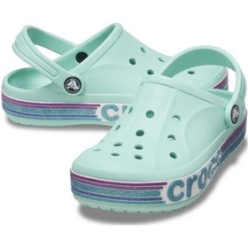 Resim Crocs Bayaband Rainbow Glıtter Clg K Simli Kız Çocuk Terlik 209730 209730 4ss Su Yeşili 