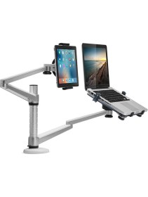 Resim Notebook ve Tablet Stant, 10-16" Dizüstü Bilgisayar ve 4.7-12.9" Tablet 2 Hareketli Ayarlanabilir Kol, Ergonomik Dizüstü Bilgisayar Standı Oa-9x 
