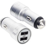 Resim POWERWAY X-633 ÇİFT USBLİ 3.1 AMPER METAL ÇAKMAKLIK ARAÇ ŞARJ CİHAZI 