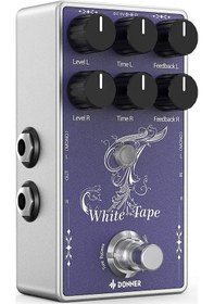 Resim Donner Versatility Delay Pedal Time Effect Pedalı Synthesizer/gitar/drum Machine Uyumlu 