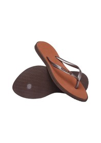 Resim Havaianas Slim Point Dark Brown Kadın Terlik 35-36 Kahverengi 