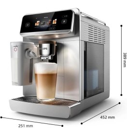 Resim Philips 8000 Serisi Lattego Pro Kahve Makinesi Evde Kafe Kalitesi 54 Farklı Sıcak ve Soğuk Içecek Silentbrew Teknolojisi ile Daha Sessiz+ Çekirdek Kahve 
