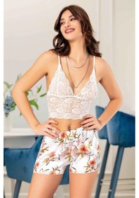 Resim Gecelik Kadın 3045 Ekru 