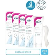 Resim Seddar Collection Veet Pure Tüy Dökücü Krem Hassas Cilt 200 ml 4 Adet 
