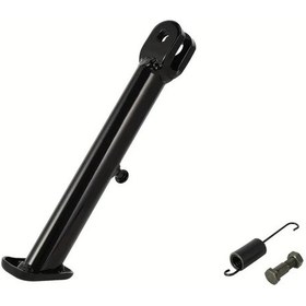 Resim Chuangyinshop Siyah Iuvwısn Crf110f Dirt Bike Yan Sehpası - Honda Crf110f 2013-2025 İçin Ayarlanabilir Metal Destek 