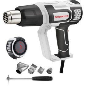 Resim 2000W 300-600 C Ayarlanabilir Sıcak Hava Tabancası Specco 